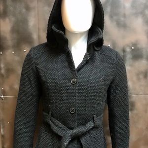 Liz Claiborne coat with hoodie medium